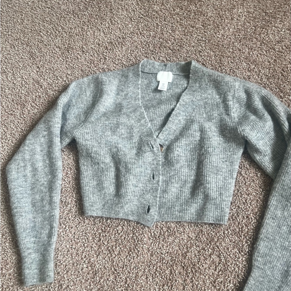 H&M Gray Women's Cardigan Sweater